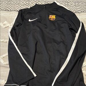 Nike Black and White Barcelona Pullover